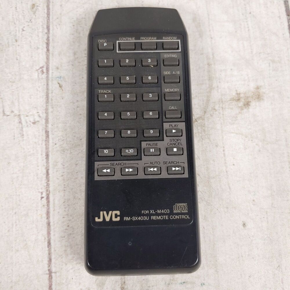 Genuine JVC Remote Control RM-SX403U For XL-M403 CD Player - TESTED WORKING